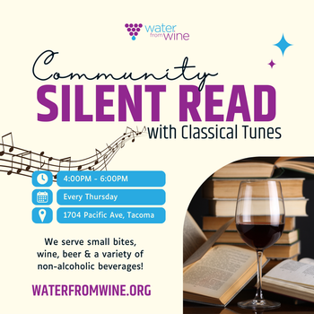 Community Silent Reading/Study Time 4-6pm